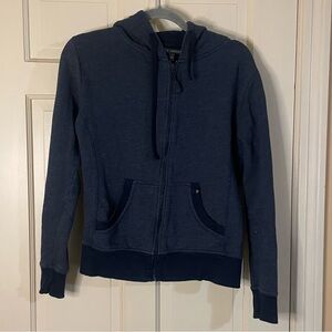 Pact Organic Women’s Size Small Navy Blue Full Zip Hoodie Cotton Hoodie